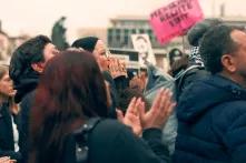 Gedenkdemonstration in Hanau zum 4. Jahrestag des rassistischen Anschlags