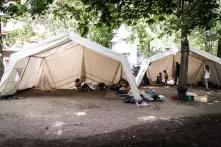 Eindrücke vom Berliner Lageso im Sommer 2015